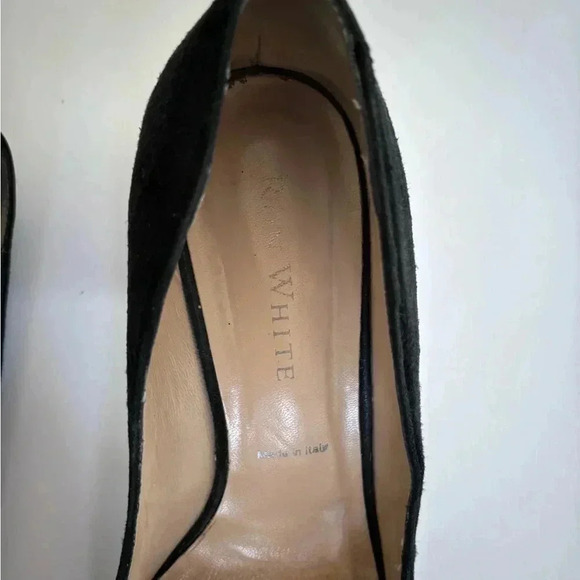 Ron White Black Suede Block Heel - Picture 6 of 10